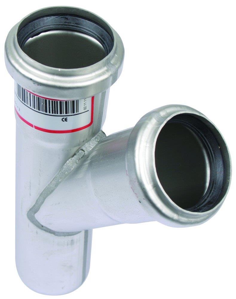 BLÜCHER Europipe Branch pipe - 40mm, 40mm, 40mm, 45°