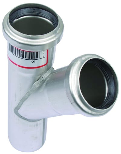 BLÜCHER Europipe Branch pipe - 40mm, 40mm, 40mm, 45°