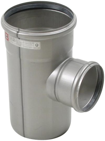 BLÜCHER Europipe Branch pipe stainless - 160mm, 160mm, 110mm, 87,5gr