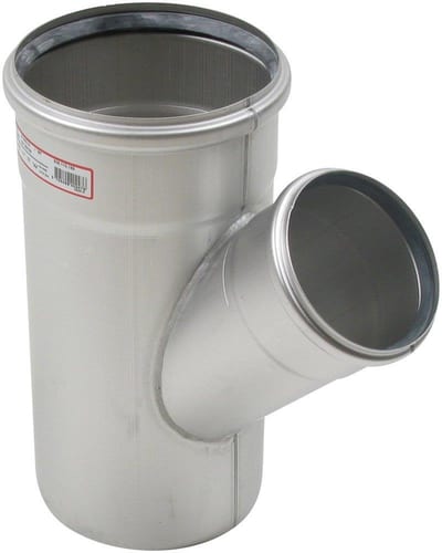 BLÜCHER Europipe Branch pipe streamlined stainless - 160mm, 160mm, 110mm, 45°