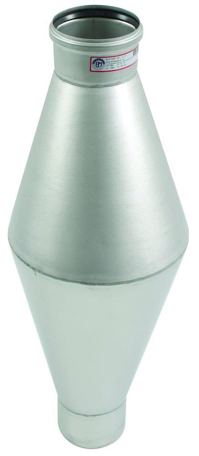 BLÜCHER Europipe Rat Stop without cleaning access stainless steel - 110mm, 110mm