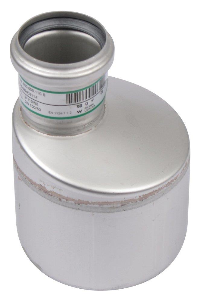 BLÜCHER Europipe Reduction stainless steel - 110mm, 50mm