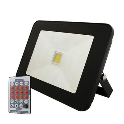 Blue Electric Slimline Sensor LED Floodlight - 840 - Neutral white, 3750LM, 50W, black
