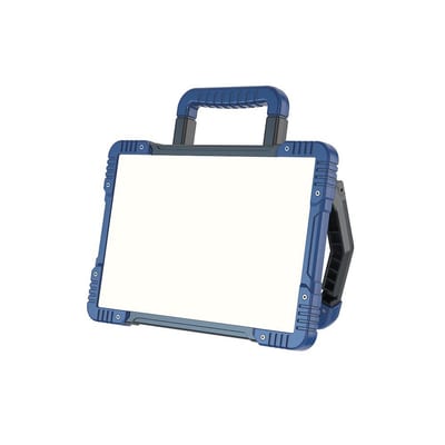 Blue Electric Work Lamp with DK ground plug 230V - 4300LM, LED, 5M