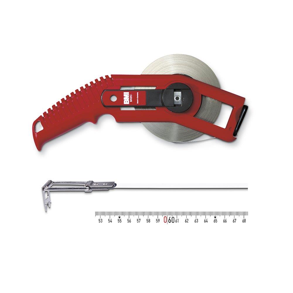 BMI Basic Measuring Tape steel - 30M, 13mm