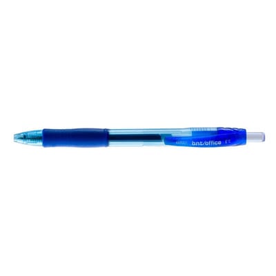 BNT/Office Gel Pen with rubber grip - 25PCS, blue