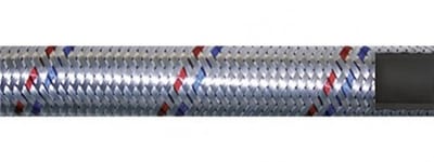 Boiler hose with stainless braid EPDM - 1", 25mm, 100°C, 15bar