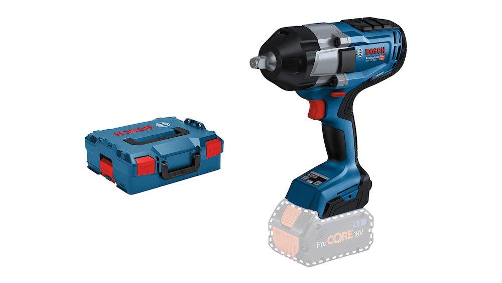 Bosch GDS 18V-1000 Cordless Impact Wrench, 18 V, 1600 Nm, 1/2" Square