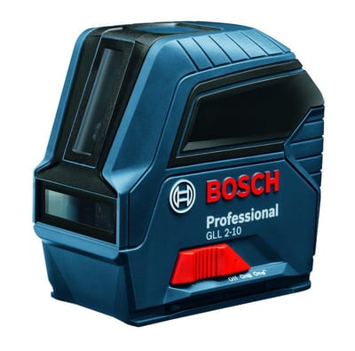 Bosch GLL 2-10 Cross Laser - 10M, ± 0,3 mm/1M