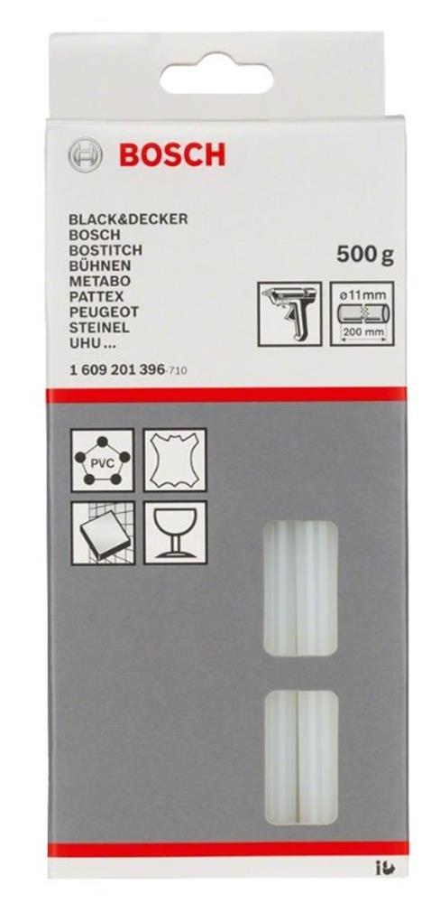 Bosch Glue stick transparent - 11mm, 200mm, 0.5kg