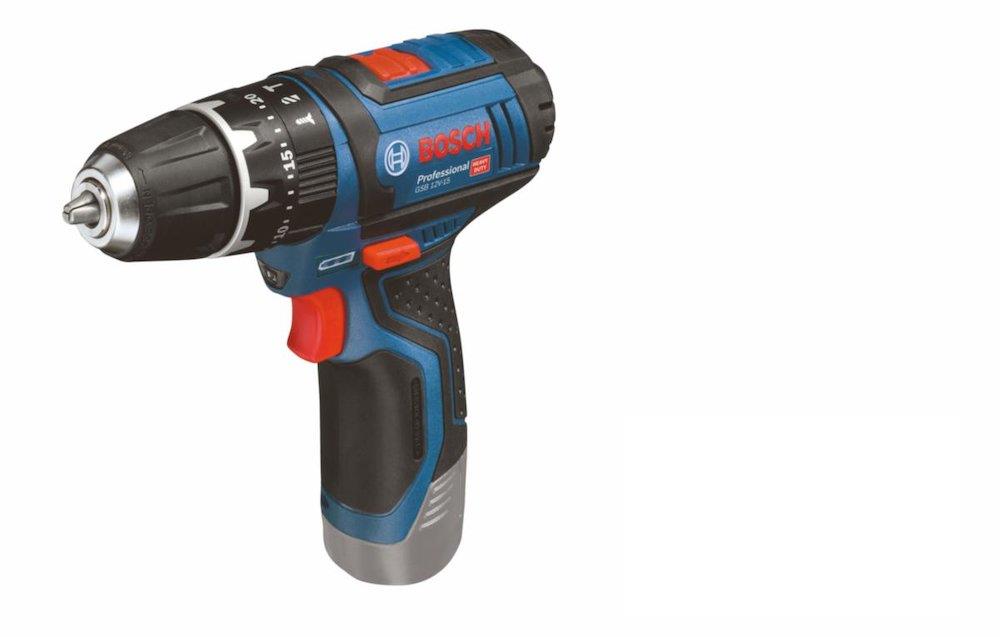 Bosch GSB 12V-15 Cordless Hammer Drill - 12V, 0PCS, 30Nm