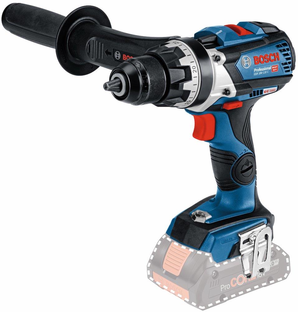 Bosch GSR 18V-110 C Cordless Drill/Driver - 18V, 0PCS, 110Nm