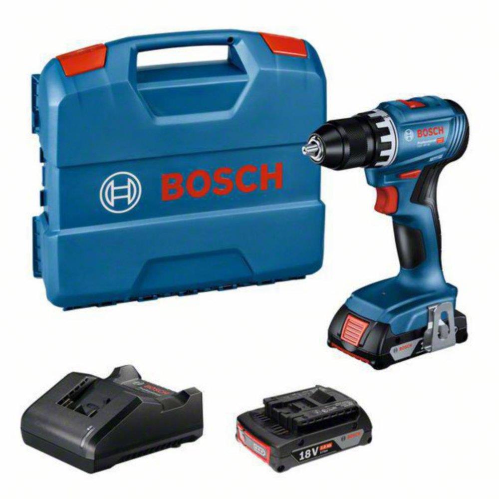 Bosch GSR 18V-45 Cordless Screwdriver - 18V, 2PCS, 45Nm, 2AH