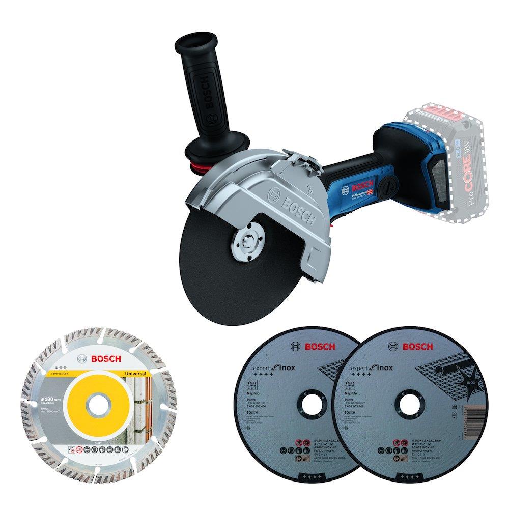 Bosch GWS 18V-180 Cordless Angle Grinder 180 mm