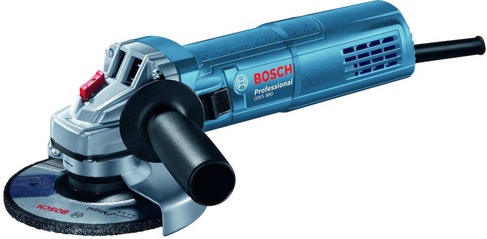 Bosch GWS 880 Angle Grinder - 125 mm, 880 W, 11,000 rpm