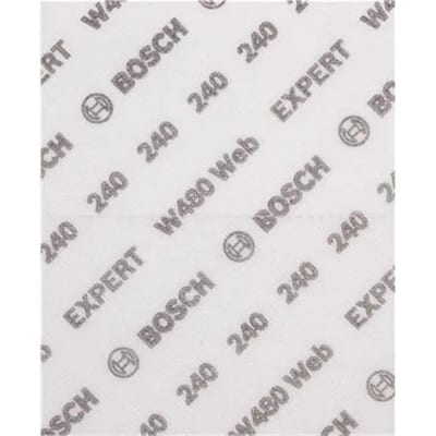 Bosch W480 Web Sanding Sheet washable - 140mm, 115mm