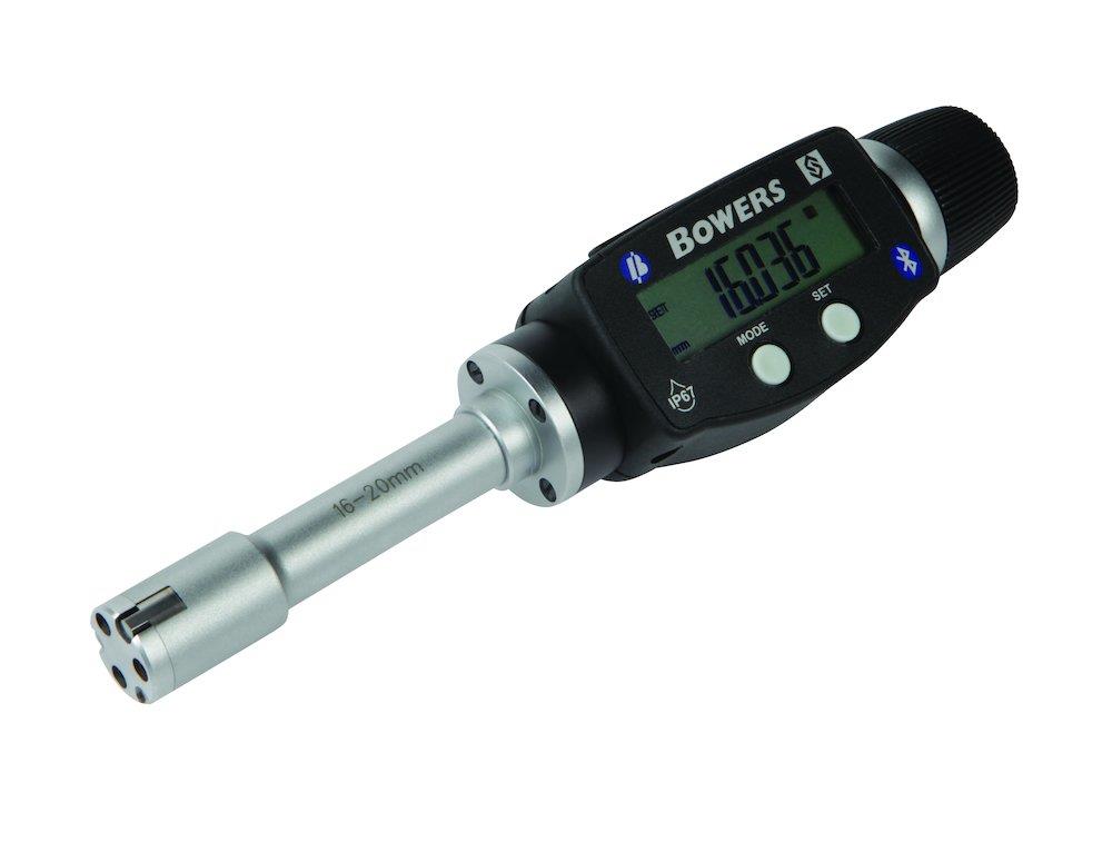 Bowers XTD16M-BT 3-Point Digital Micrometer Bluetooth