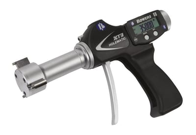 Bowers XTH35M-BT 3-Point Digital Micrometer Bluetooth, with pistol grip