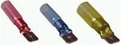 Brady Dri-Seal G2 Spade Plug shrink sleeve - 0,5 - 1,5 mm², 6,3 x 0,8mm, Insulated, Krympeflex, red