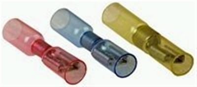 Brady Dri-Seal G2 Spade Sleeve shrink sleeve - 1,5 - 2,5 mm², 6,3 x 0,8mm, Insulated, Krympeflex, blue