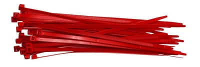 Brady STAN-200 Cable Tie - 4.5mm, 200mm, PA ( Polyamide ), red