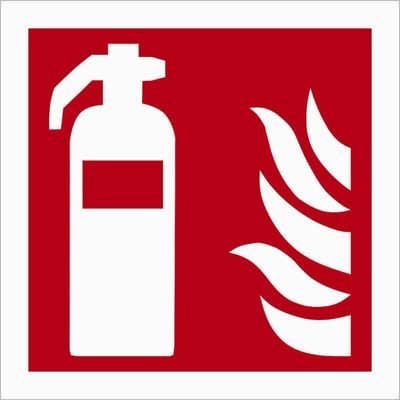Brandslukker Safety sign - plastic