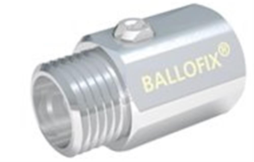 Broen Ballofix Ball Valve with slot socket/nipple - Dezincification-resistant brass, Straight, Without, 3/4", 3/4"