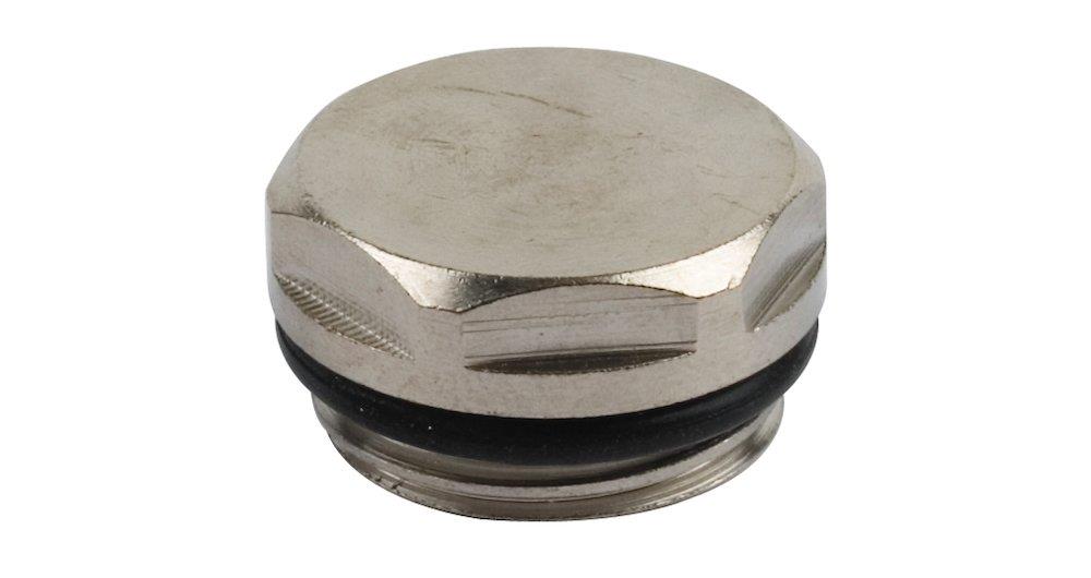 Broen Simplex Radiator Plug with o-ring - 1/2"