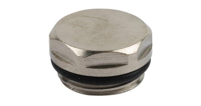 Broen Simplex Radiator Plug with o-ring - 1/2"