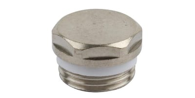 Broen Simplex Radiator Plug with PTFE ring - 1/2"