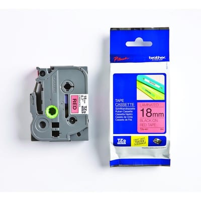 Brother TZE-441 Label Tape black/red - 18mm