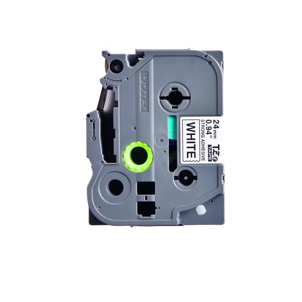 Brother TZE-S251 Label Tape extra adhesive black/white - 24mm