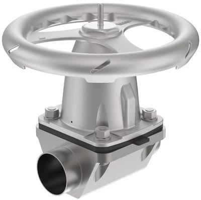 Bürkert 2/2-WAY Diaphragm Valve with Manually Operated Actuator Type 3233