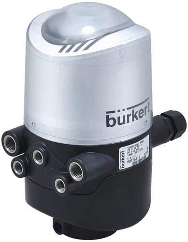 Bürkert Control Head for Decentralized Automation of Hygienic Process Valves