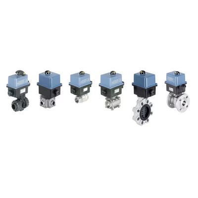 Bürkert Ball Valve / Butterfly Valve with Electrical Rotary Actuator