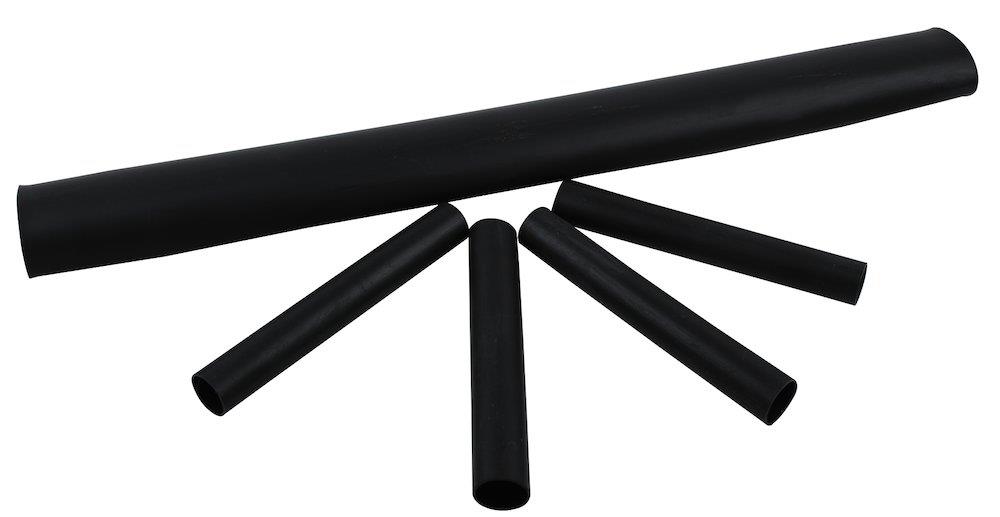Cabicon CABI-0 Heat Shrink Sleeve Set - 5 x 1,5 - 6 mm², black