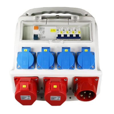 Cabicon CC 16-4 Construction Power Panel - 16A