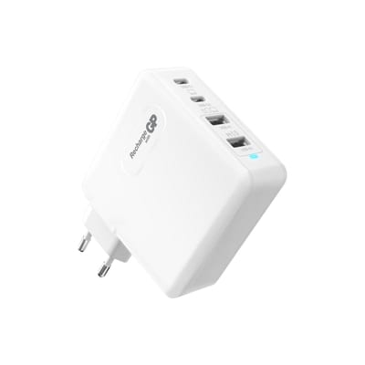 GP Wall Charger GaN PD 100W, 2x USB-C, 2x USB-A
