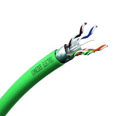 Schneider Electric Copper LAN cable, Actassi, F/UTP, 4P, CAT6, Euroclass D, 250MHz, LSZH, 500M VDICD136218