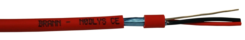 Elis Elektro Fire-Resistant Fire-Alarm Cable Red with Earth 1x2x1 mm² (1004059)