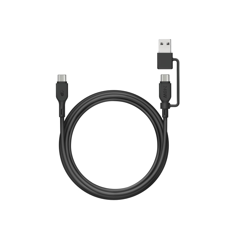 USB cable C for C + A -adapter 240W (405208)