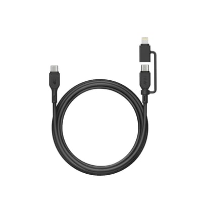 USB cable C for C + Lightning 60W