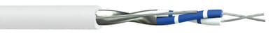Single pair foil screen 1X2XAWG22 7703NH