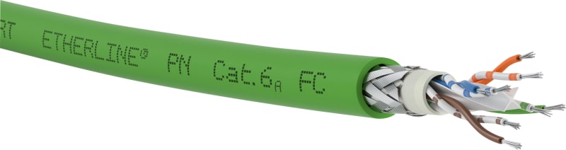 Etherline PN CAT.6A FRNC FLEX FC 4X2X23 (2170587)