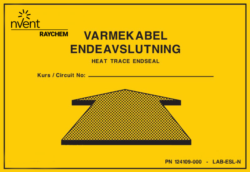 LAB-ESL-N Marking Tag FOR Endav (124109-000)
