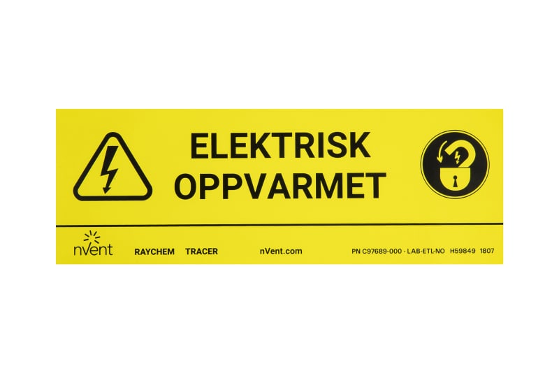 ETL-N Marking Tag Norsk Text (C97689-000)