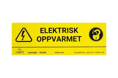 ETL-N Marking Tag Norsk Text