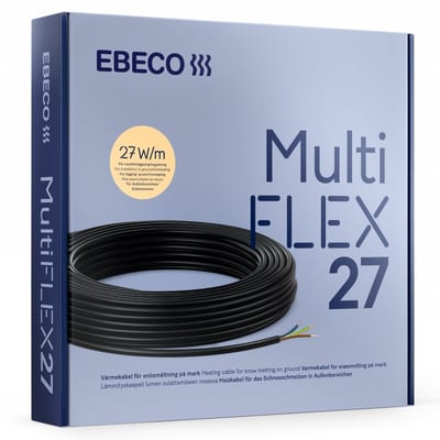 Ebeco Multiflex 27 Snow-Melting Heating Cable 27 W/m, 68 m, 1850 W