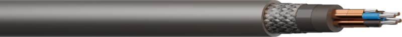 Prysmian BFOU(i) 250V 4x2x1.5 mm² Instrumentation Cable, Ø19.5 mm, Grey