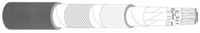 Prysmian 20110608 RFOU (i) 3 x 1.5 mm² S1/S5, 11.5 mm Ø, Grey